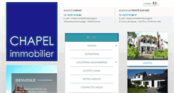 Desktop Screenshot of chapelimmo.com