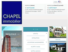 Tablet Screenshot of chapelimmo.com